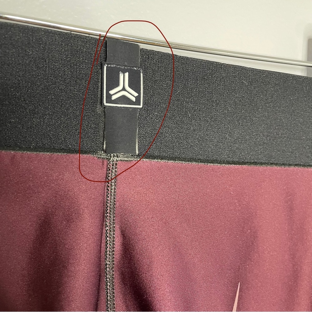 Ultracor High Lux Bolt Leggings Burgundy - Picture 10 of 10